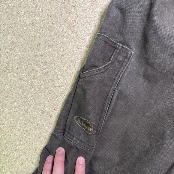 Arborwear Cedar Flex Tree Pants 42x34 Fits 38x33 Brown Company Embroidery E2 - Picture 4 of 10